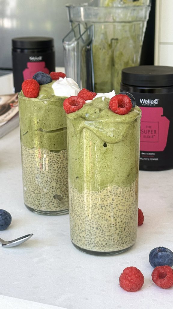 Green Chia Breakfast Parfaits