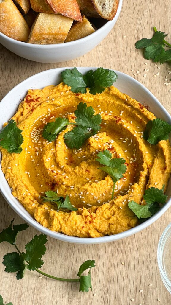 Roasted Carrot and Butter Bean Dip