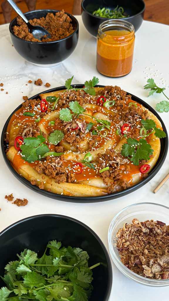 Gochujang Rolled Noodles