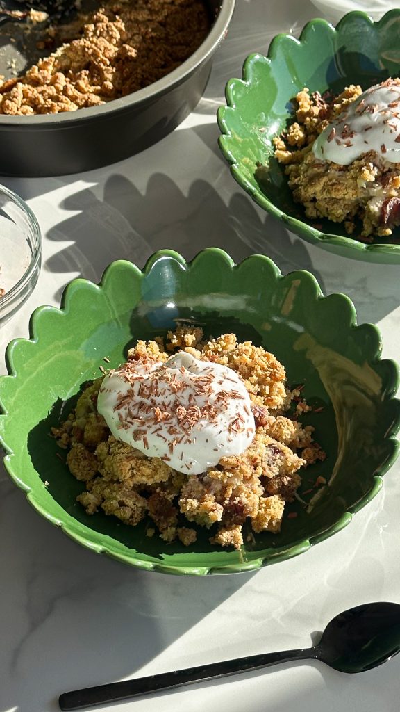 20-Minute Air Fryer Crumble