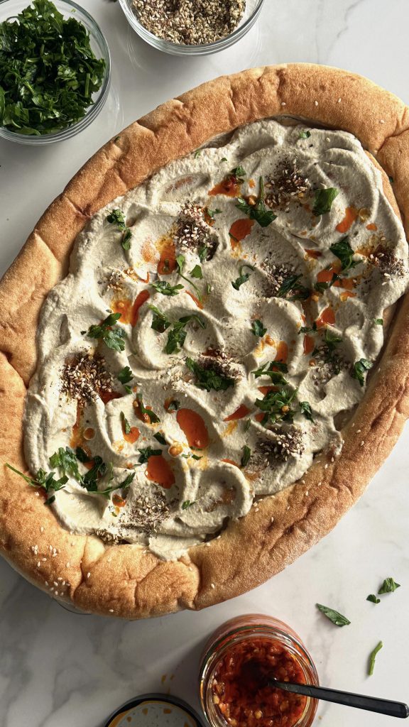 Smoky Baba Ganoush Flatbread