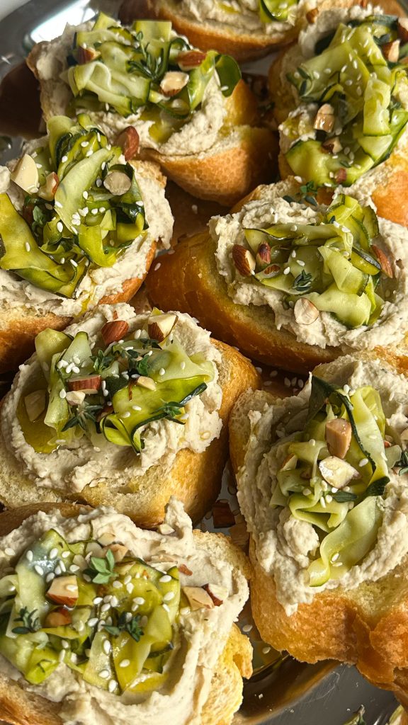 Butter Bean and Extra Virgin Olive Oil Crostini