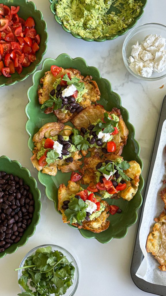 5 Ingredient Smashed Potato Tacos