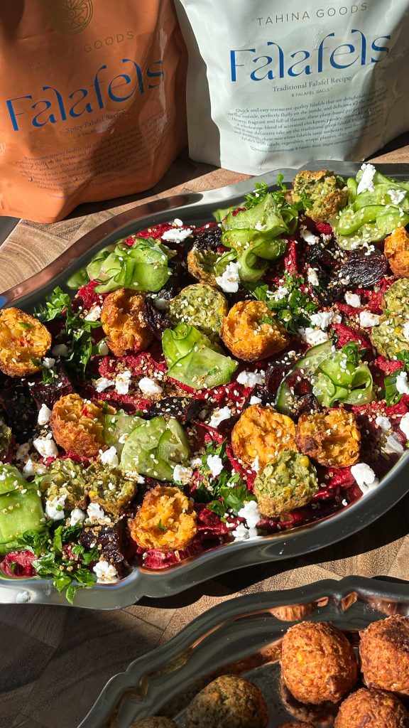 Roasted Beetroot and Falafel Salad