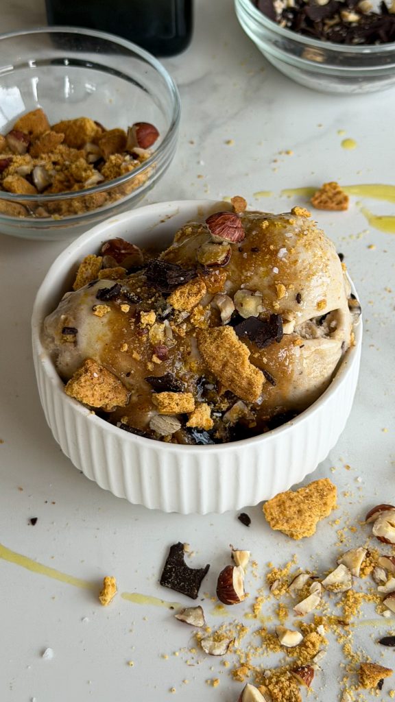 Banoffee and Extra Virgin Olive Oil Ice Cream