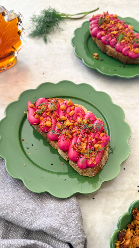 Energising Maple Beet Toast