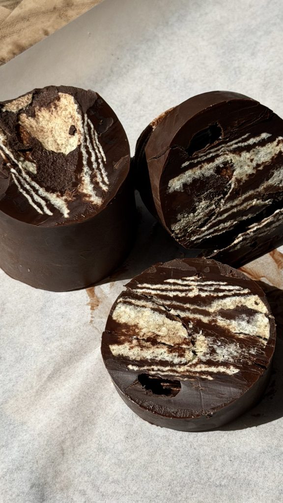 Potato Chip Chocolate Log