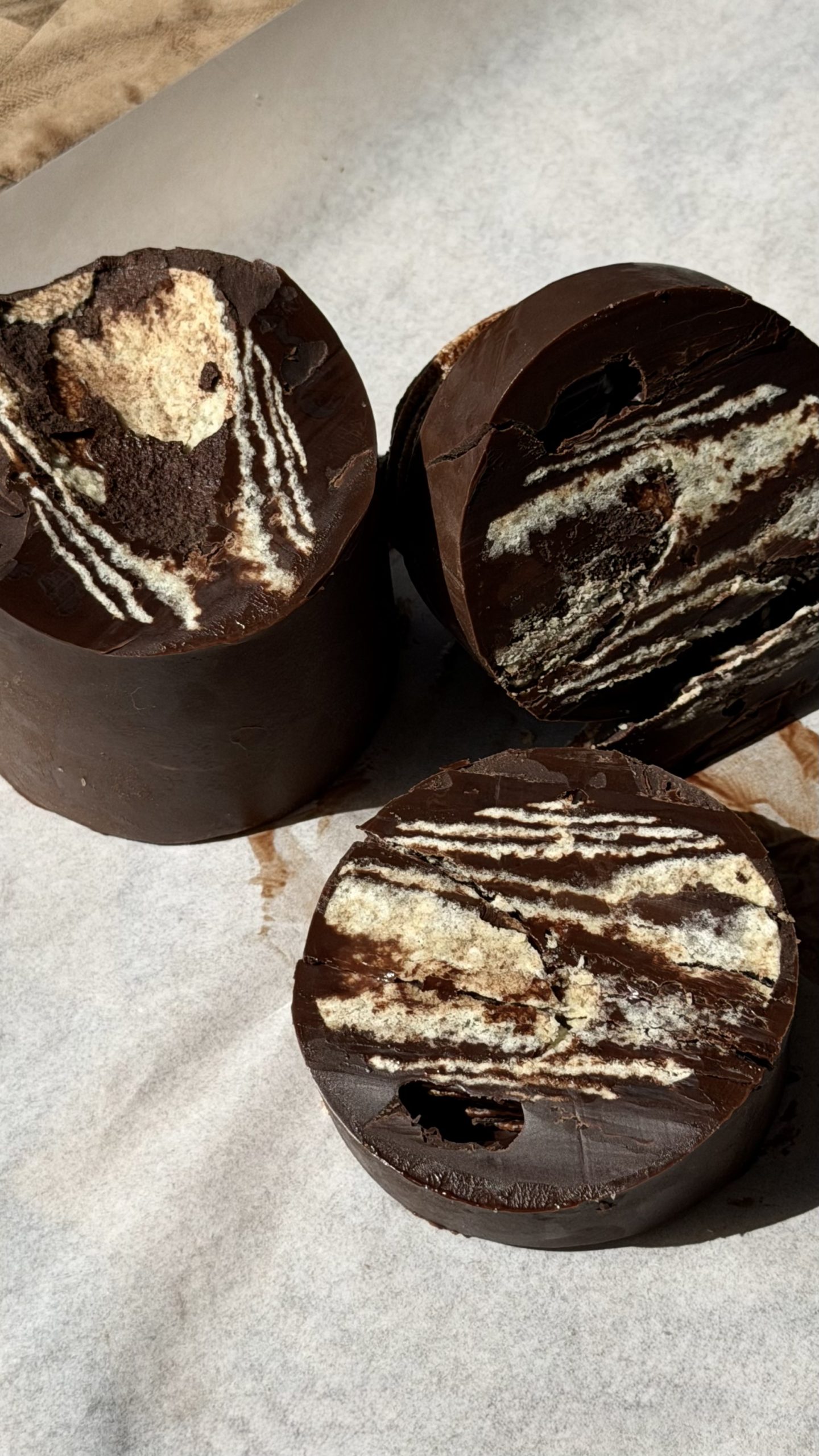 Potato Chip Chocolate Log - Chloe E Vegan