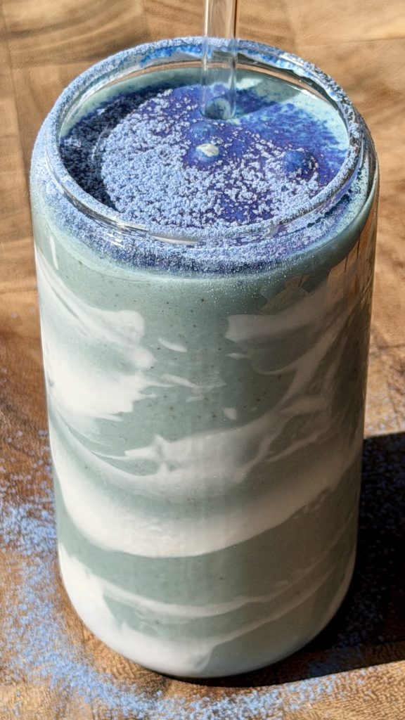 Creamy Blue Spirulina Protein Smoothie