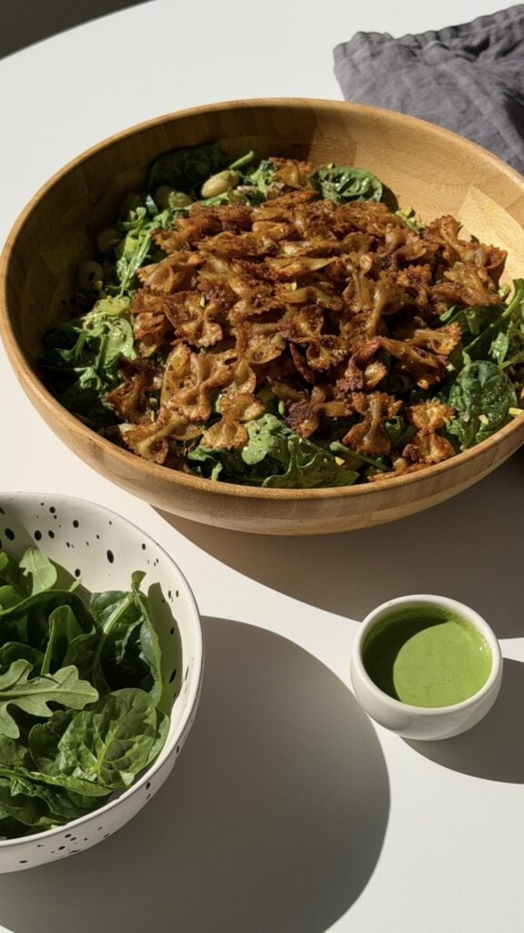 High-Protein Crispy Pasta Salad